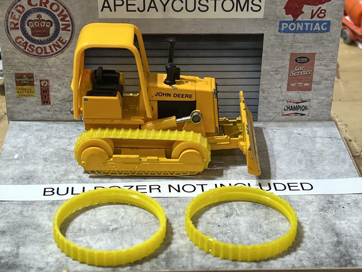 1 new set of yellow tracks for Ertl John Deere Bulldozer MIGHTY