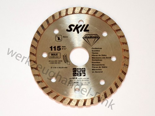 SKIL / BOSCH 3x Diamanttrennscheibe 115mm x 22,23mm Beton Keramik Granit ... - Bild 4 von 4