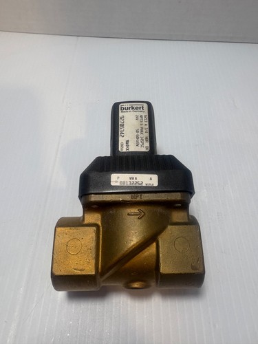 Bürkert 24V Solenoid Valve Model 92706342 – Brass Body - Picture 3 of 3