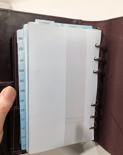 PIQUADRO ONE Italian Leather/Tech Fabric Agenda Organizer Planner Cover Brown - Picture 15 of 22
