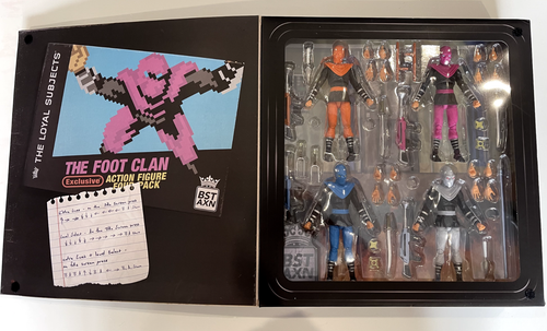 TMNT~~BST AXN "THE FOOT CLAN" EXCLUSIVE 4-PACK ACTION FIGURE ARCADE SET~~New~~ - Picture 2 of 6