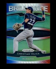  2020 Panini Prizm Brilliance Red White and Blue #6 Christian Yelich (ref 108068