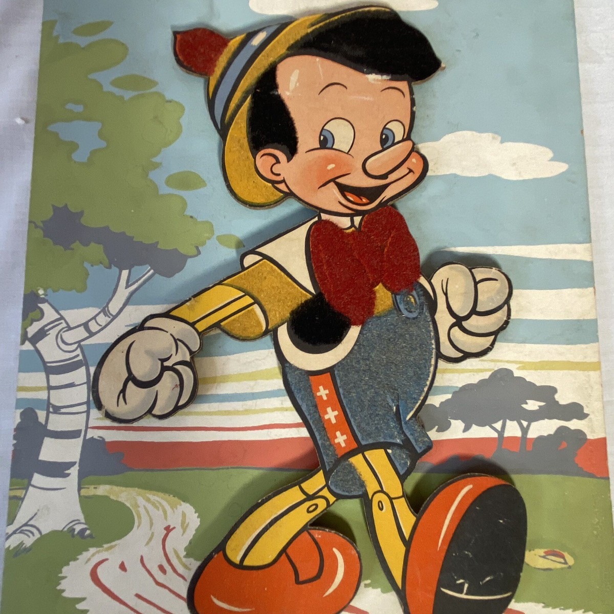 1940's Pinocchio 3D Wall Art, Walt Disney Productions, Vintage | eBay