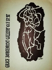 HANS MOLLER 1905-2000 Original SIGNED Limited Edition Lithograph 1950s WPA