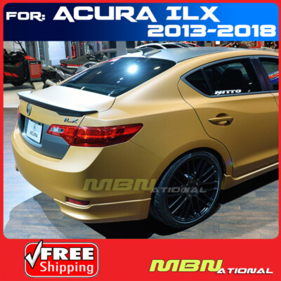 Trunk Spoiler For Acura ILX Flush Mount 13-18 Painted B576P Fathom Blue Pearl