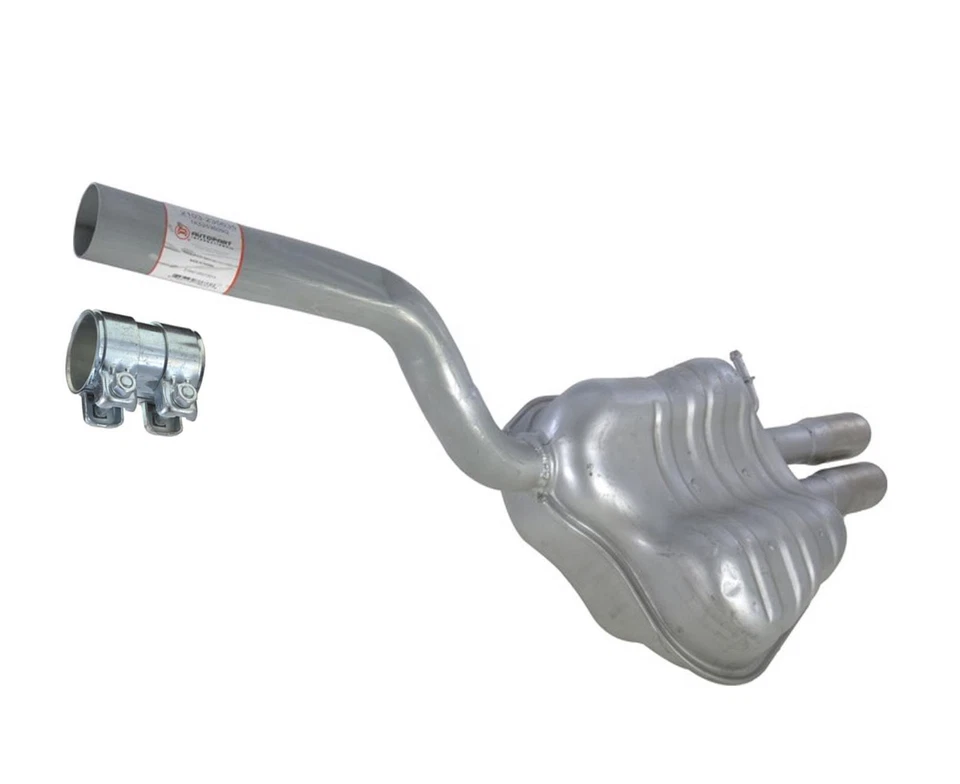 Rear Muffler & Connector Clamp for 2005-2010 Volkswagen Jetta 2.5L Engine Only - Image 2 of 4