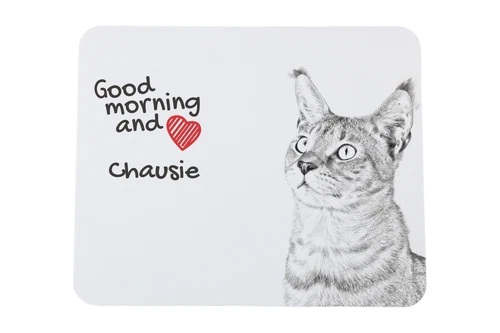 Chausie muismat met kat Art-Dog