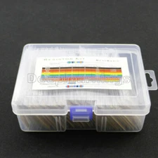 1460pcs Metal Film Resistor Kit Assortment Set Labelled 1 Precision 73 Values