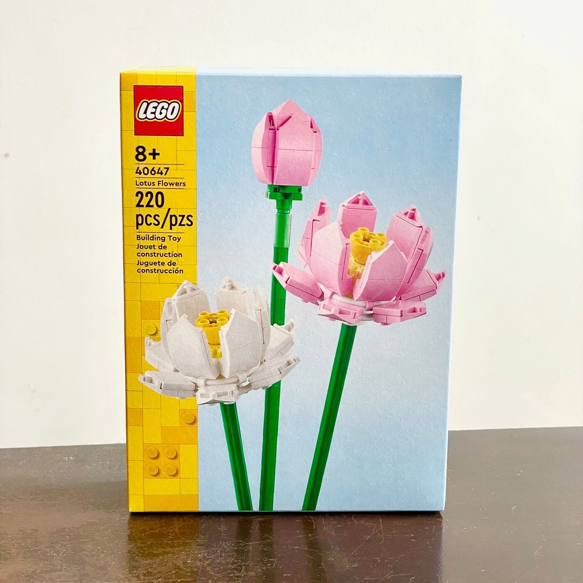 LEGO 40647 Lotus Pink and White Flowers Legos NEW in Hand NIB | eBay
