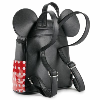 Disney 3D Ears Minnie Mouse Polka Dot Mini Backpack with Bow 
