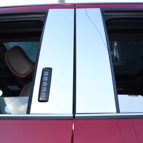 US 4Pcs Chrome Pillar Post Door Window Trim For Ford F-150 F150 2015-2021