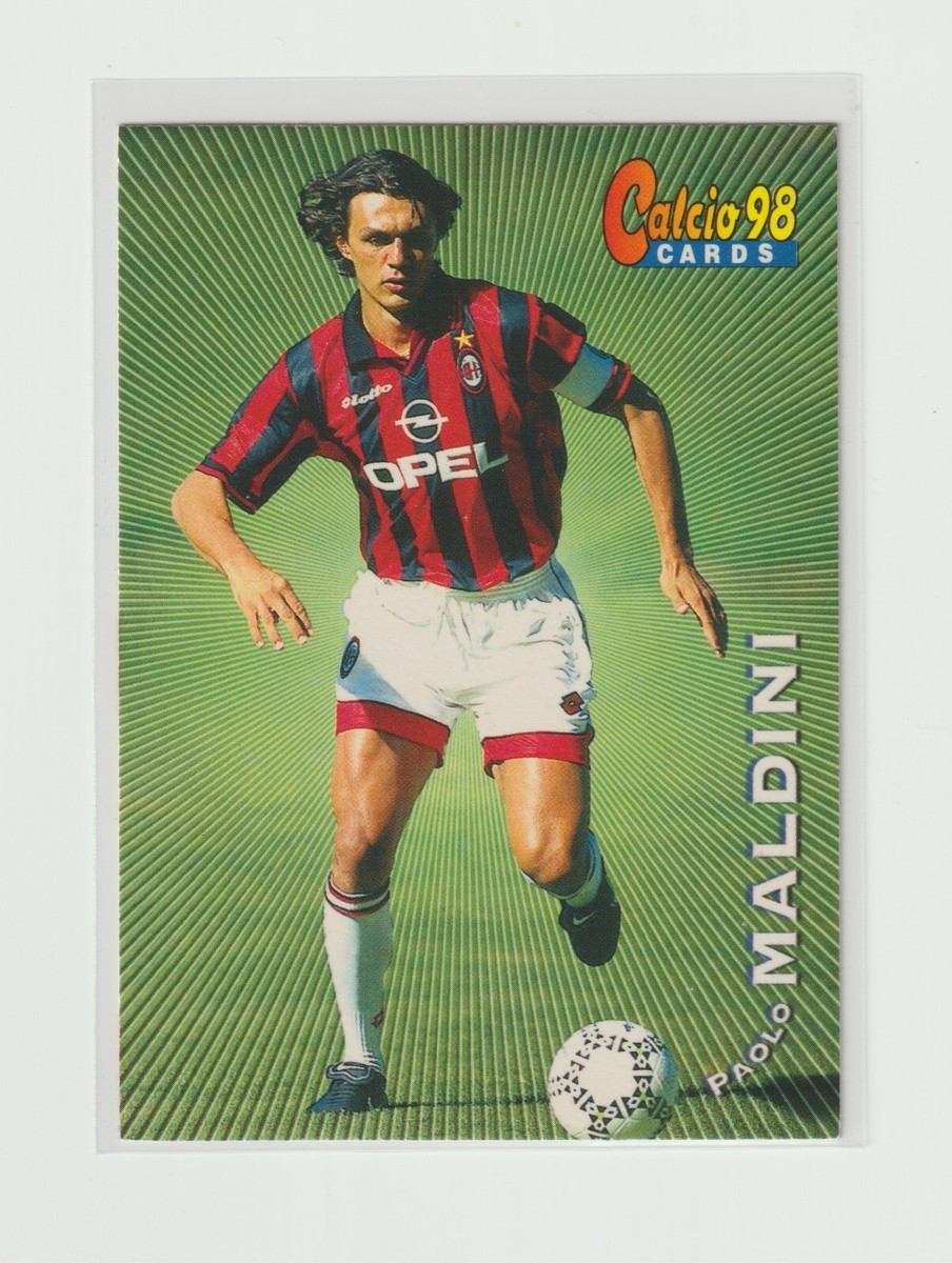 1997-98 PANINI CALCIO CARDS No.37 [ PAOLO MALDINI ] AC MILAN | eBay