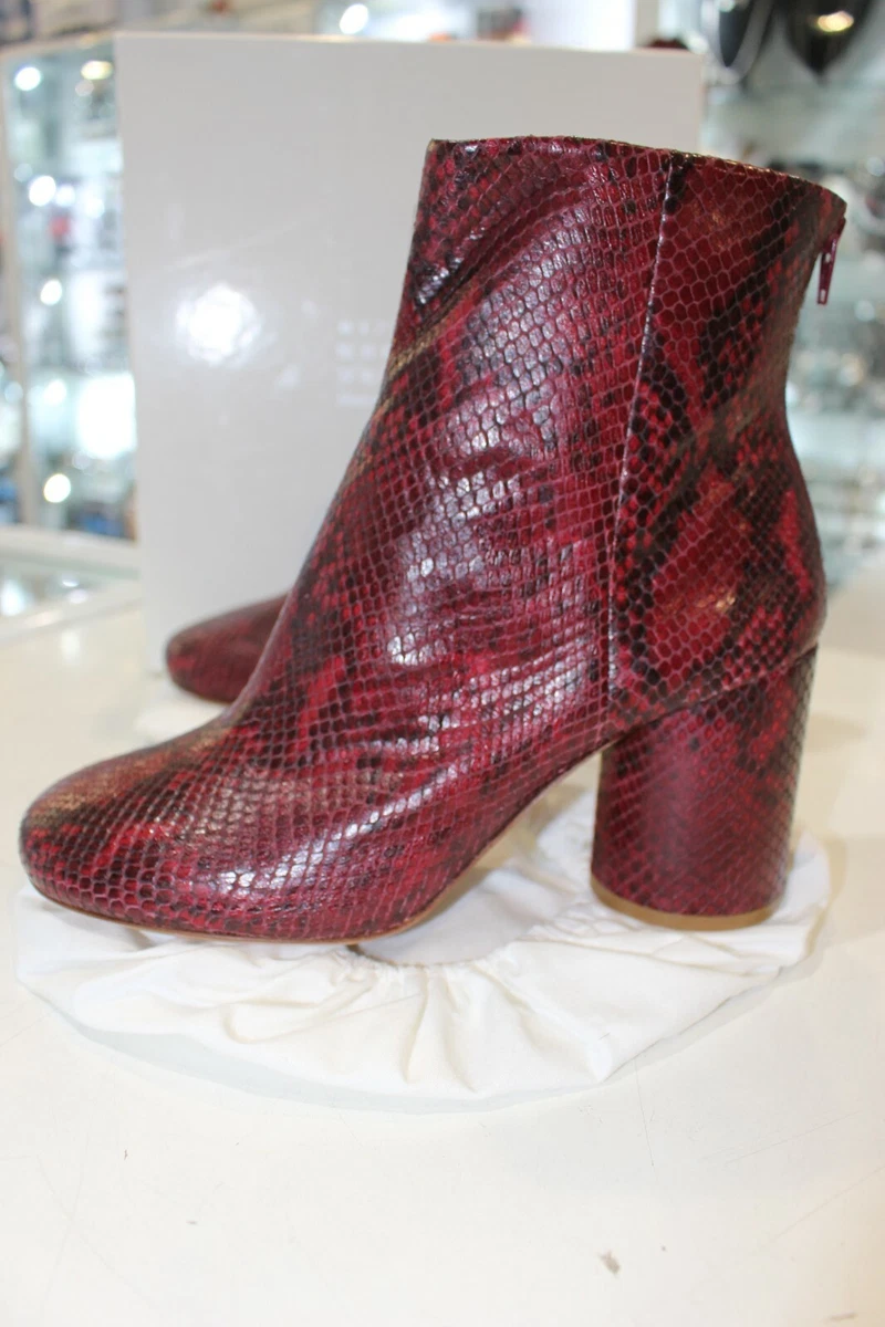 margiela snakeskin boots