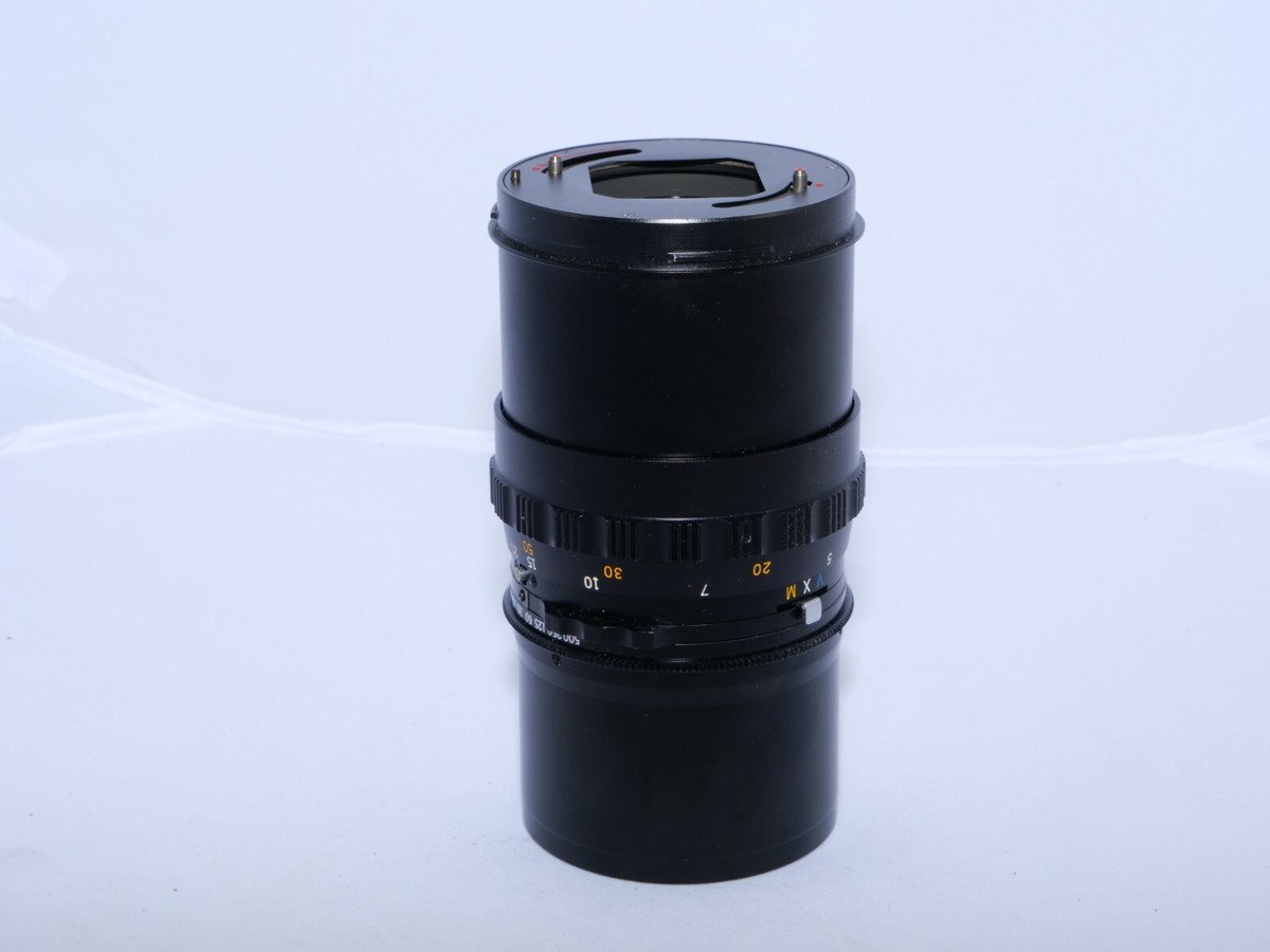 Kowa Super 66 250mm F5.6 black Telephoto Lens. Hood. Kowa Six MM