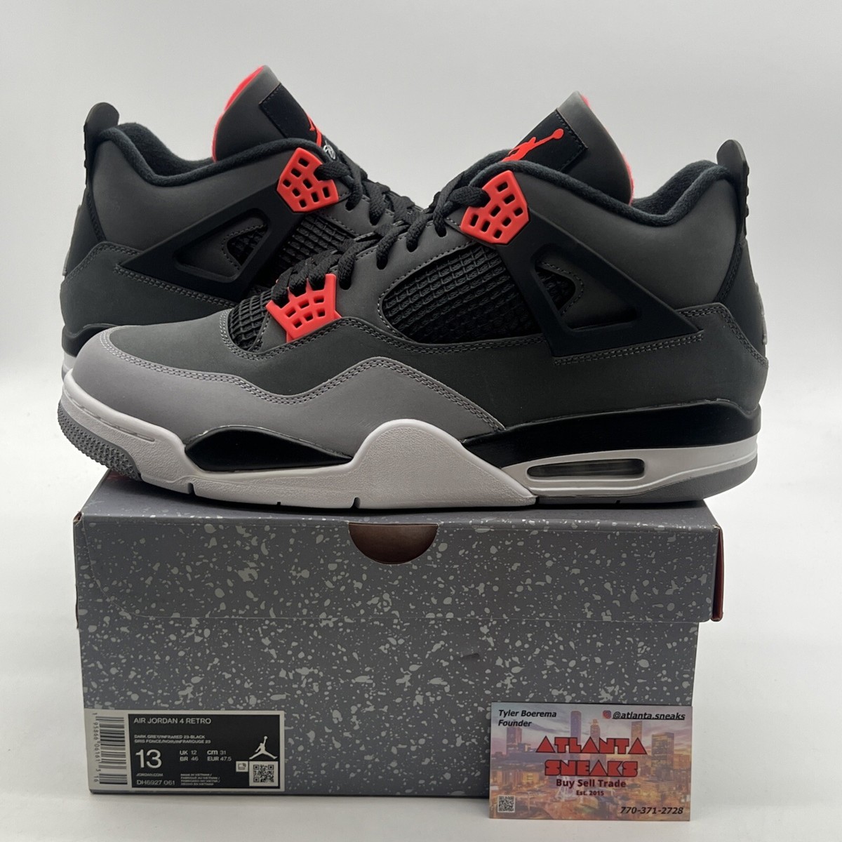 Size 13 - Air Jordan 4 Retro Mid Infrared (DH6927-061