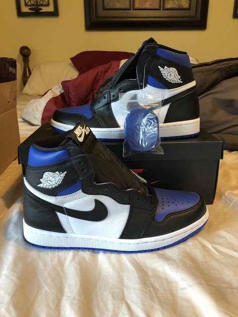 Air Jordan 1 Retro High Og Royal Toe Size 10 Mens | eBay