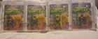 TMNT 1988 Series 1 10 Back Leo Raph Mike AFA 80 Unpunched Soft Head Don AFA 75