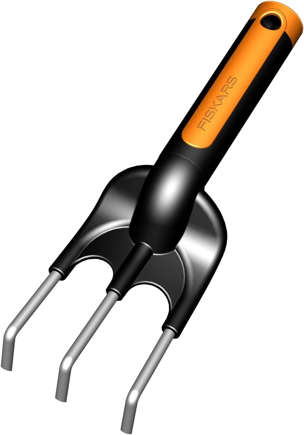 Fiskars Premium Planters Cultivator Stainless Steel Hand Garden Tool