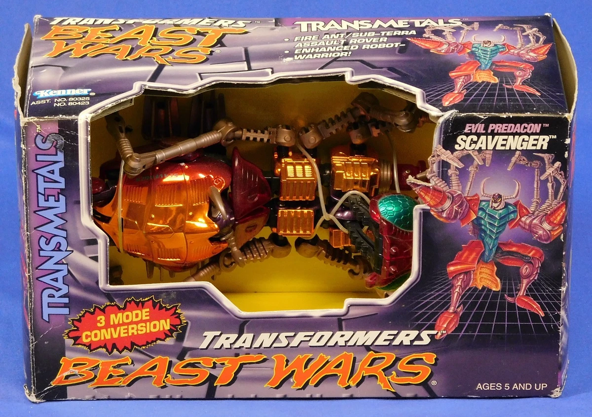 特撮 Transformers BeastWars ls Scavenger TRANSFORMERS BEAST WARS TRANSMETALS SCAVENGER NEW CONTENTS IN