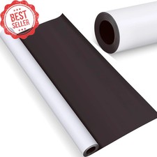 Magnet Sheet Roll 24"x10Ft 30Mil Blank White Flexible Vinyl for Signs Crafts DIY