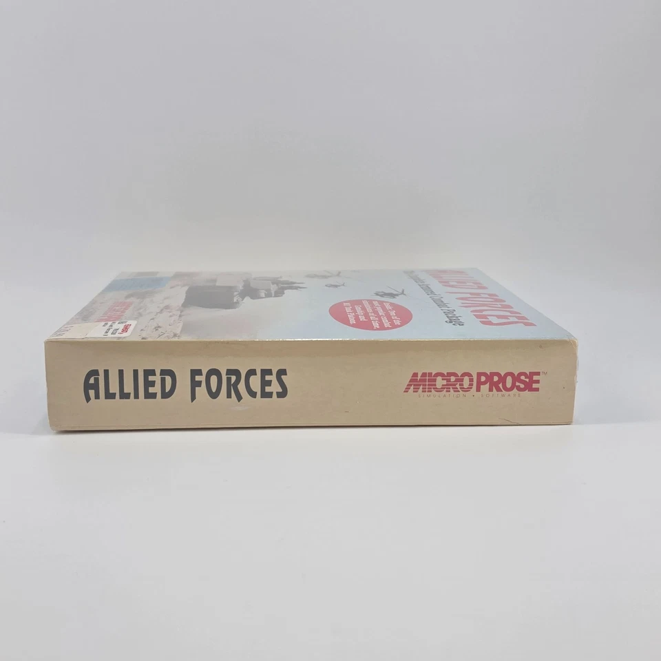 Allied Forces IBM 5.25" Big Box PC 1991 MicroProse M1 Tank Gunship NEW SEALED - Image 3 of 4