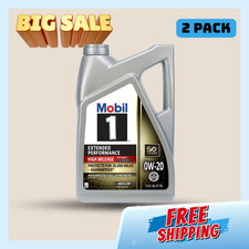 [HOT SALE] Mobil 1 Extended Performance High Mileage 0W-20 Oil 5 Quart, 2 PACK 23.98 per gallon