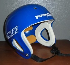 Vintage 80’s Pro-Tec Skateboard Helmet perception BMX Blue Made USA XL