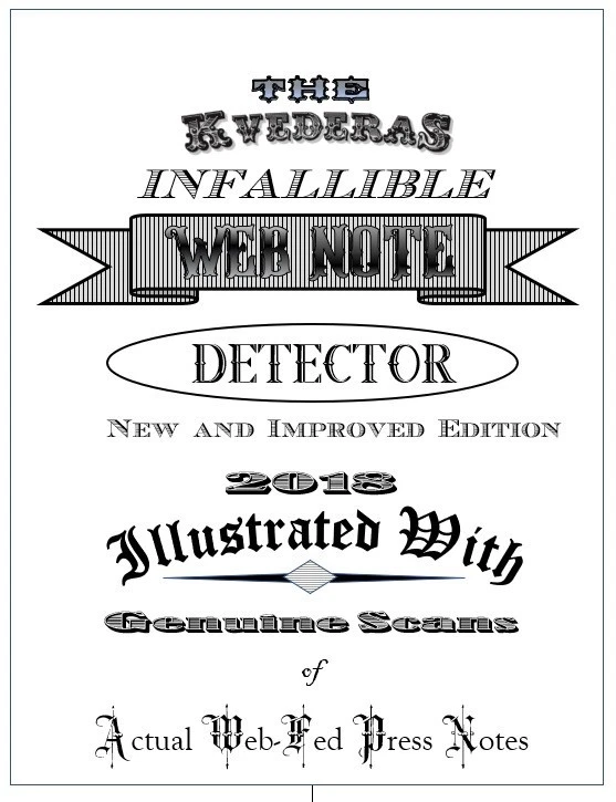 The Standard Handbook of $1 WEB-FED Notes 1988A, 1993, 1995 Third Edition Book - Image 3 of 3