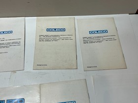 Vintage Colecovision controller manuals, The Heist, Vectrex Heads Up in box