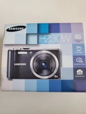 Samsung HZ30W 12MP Compact Digital Camera W/Battery New Charger & SD Card