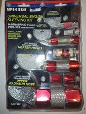 Braided Hose Sleeving Kit Magnabraid Ii Stainless Steel Hose Sleves Red Covers