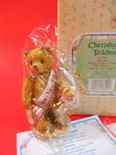 Cherished Teddies Newton Ringing In The New Year With Cheer 272361 In Box