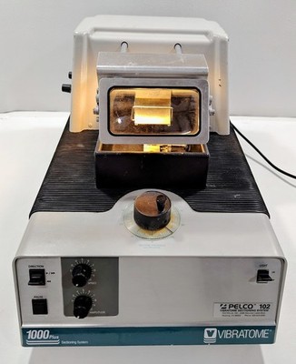 TPI PELCO 102 VIBRATOME 1000 PLUS SECTIONING SYSTEM w/Power Cord READ DESCR. 