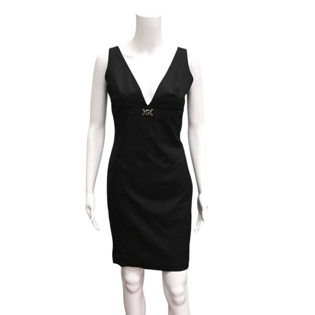 off-shoulder draped mini dress in black product info and reviews Gucci One-Shoulder Jersey Knit Dress – Recess main image 0