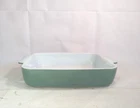 Vintage PYREX 507-B Sea Foam Green  7" x 9" x 2" Rectangle Casserole Dish