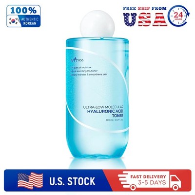 Isntree Ultra-Low Molecular Hyaluronic Acid Toner 300ml - Deep Hydration Korean