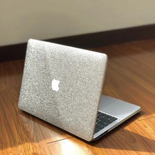 Glitzer Hülle kompatibel mit MacBook Air Pro 13 16 Case A2337 A2179 A2338 Schutz