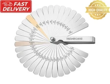 Feeler Gauge Set Stainless Steel Thickness 32 Blades 0.04-0.88 mm