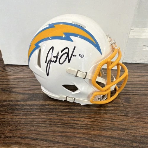 Los Angeles Chargers Autographed Football Helmet Beckett Authenticated Original