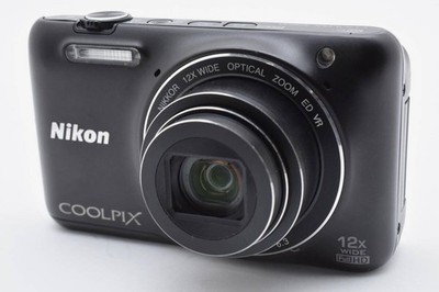 美品 Nikon COOLPIX S6600 ブラック デジタルカメラ Near Mint-NIKON COOLPIX S6600 Black Digital Compact Camera English