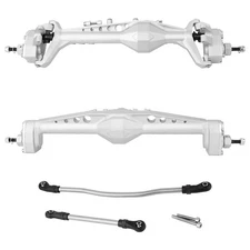 Full CNC Machined F9 Portal Front Rear Axle with Adjustable Link Mount for 1/...
