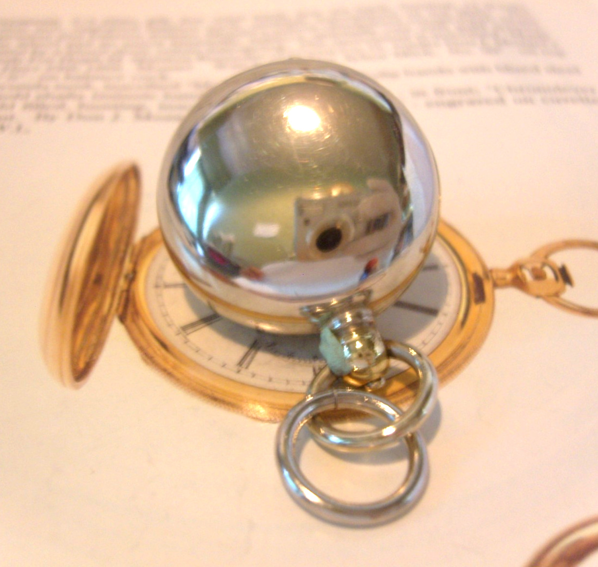 Pocket Watch Chain Sovereign Case Fob 1890s Victorian Silver Nickel Antique Fob