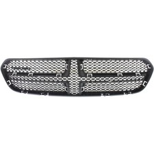 For Dodge Durango Grille 2014-2018 Grille Insert Textured Black W Chrome Trim For Dodge Durango Grille 2014-2018 Grille Insert Textured Black W Chrome Trim