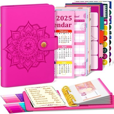 A6 Budget Planner Budget Binder, With 2025 Kalender, Household Book A6