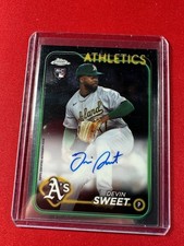 2024 Topps Chrome Devin Sweet Auto RC RA-DS 