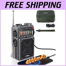 Rechargeable Shortwave Radio - Solar/Hand Crank