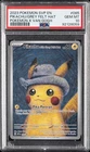 2023 POKEMON SVP EN-SV BLACK STAR PROMO #085 PIKACHU WITH GREY FELT HAT PSA 10