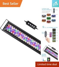 Advanced RGB LED Aquarium Light with Timer - Perfect for Planted Tanks 48-54 in