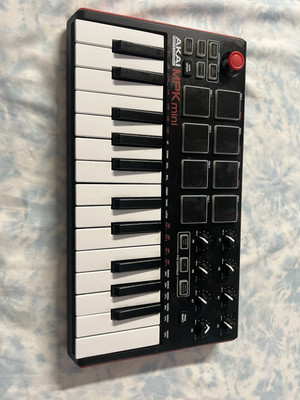 AKAI Professional MPK Mini MK2  | 25 Key USB MIDI Keyboard Controller With 8 