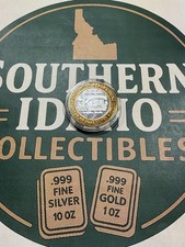 $10 Laughlin Riverside Resort 1996 Casino Gaming Token, .6oz .999 Pure Silver 91.67 per troy oz